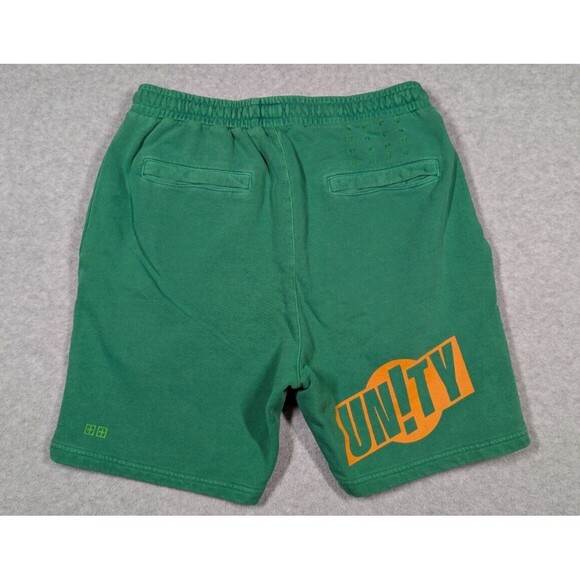 Ksubi Men Shorts Large Retro Thick Knit Unity‎ Happens Graphic Athletic Cotton - Picture 5 of 16